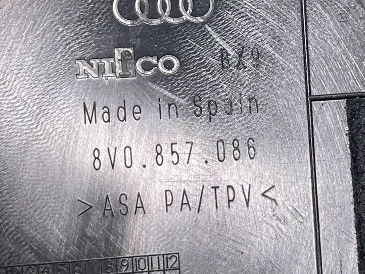 Audi A3/S3 8V (2016 - 2020) 8V0857086 Прочие детали салона — фото 4
