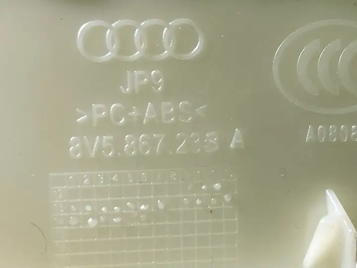 Audi A3/S3 8V (2012 - 2016) 8V5867233A Обшивка стойки A — фото 5