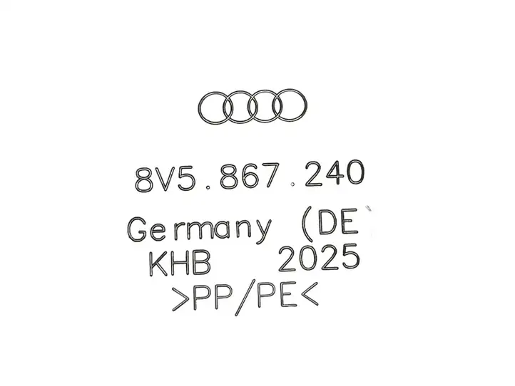 Audi A3/S3 8V (2012 - 2016) 8V5867240 Нижняя обшивка стойки B — фото 5