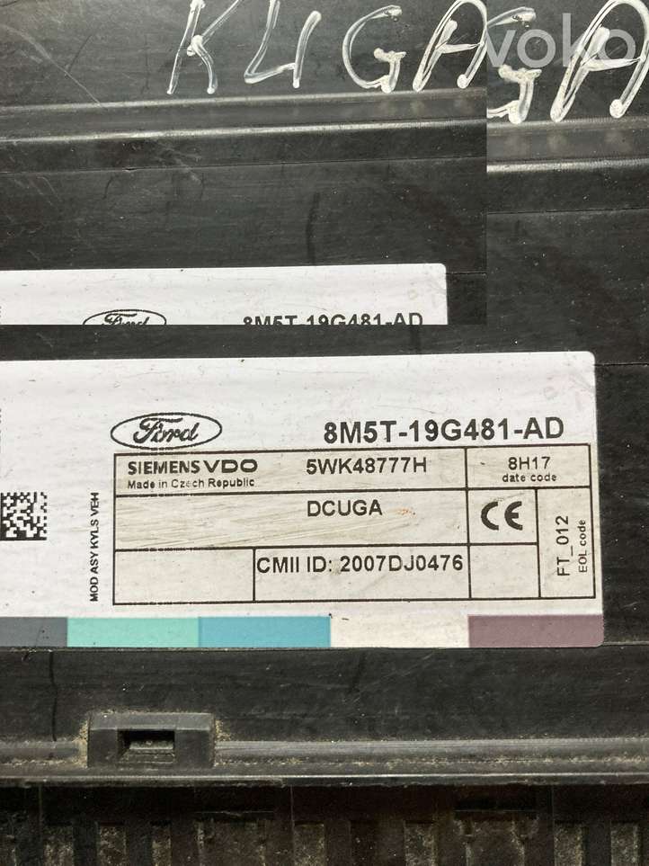 Ford Kuga I (2008 - 2012)  8M5T19G481AD Mодуль kомфортa