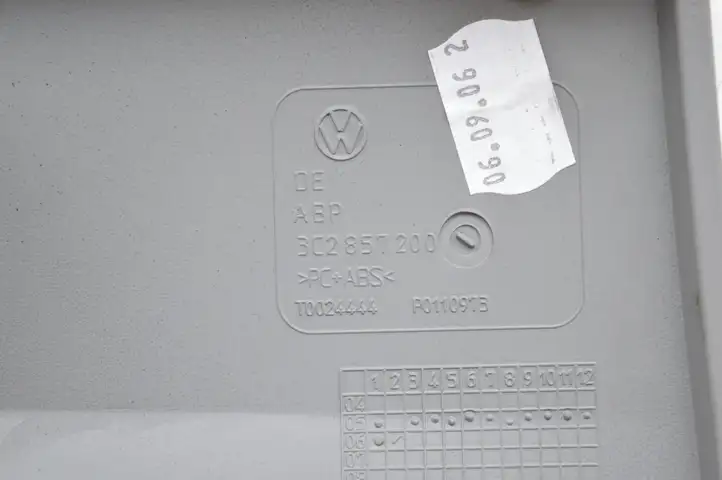 Volkswagen PASSAT B6 (2005 - 2010) 3C2857200 Обшивка рулевой колонки — фото 4
