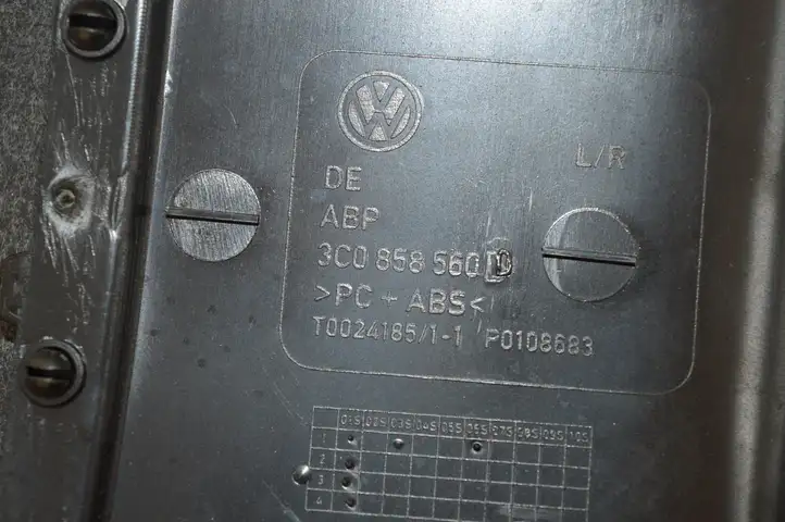 Volkswagen PASSAT B6 (2005 - 2010) 3C0858625A Обшивка рулевой колонки — фото 7