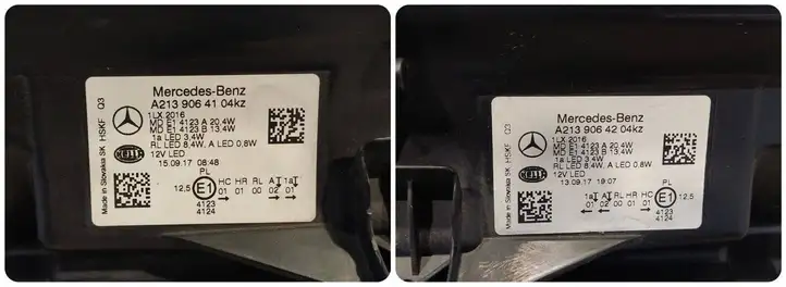 Mercedes-Benz E W213 (2016 - ) Комплект передней части — фото 14