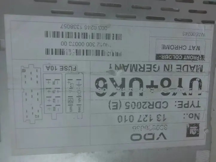 Opel Meriva A (2002 - 2006) 13127010 Магнитола / мультимедийная система — фото 4