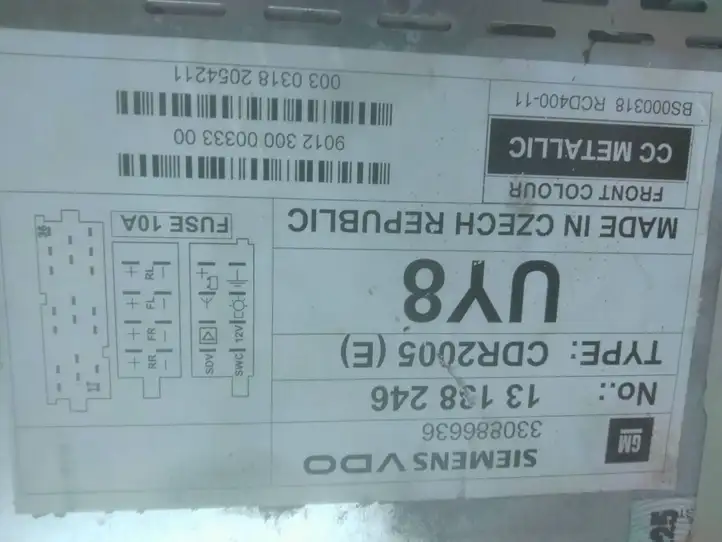 Opel Signum (2002 - 2008) 13138246 Магнитола / мультимедийная система — фото 4