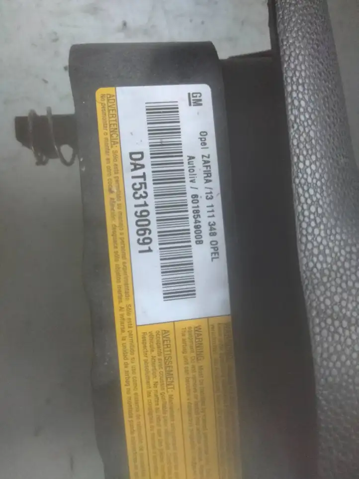 Opel Zafira B (2003 - 2006) 13111348 Подушка безопасности руля — фото 3