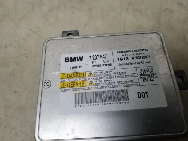 BMW 3 E90 E91 (2005 - 2012) 7237647 Блок розжига ксенона — фото 3