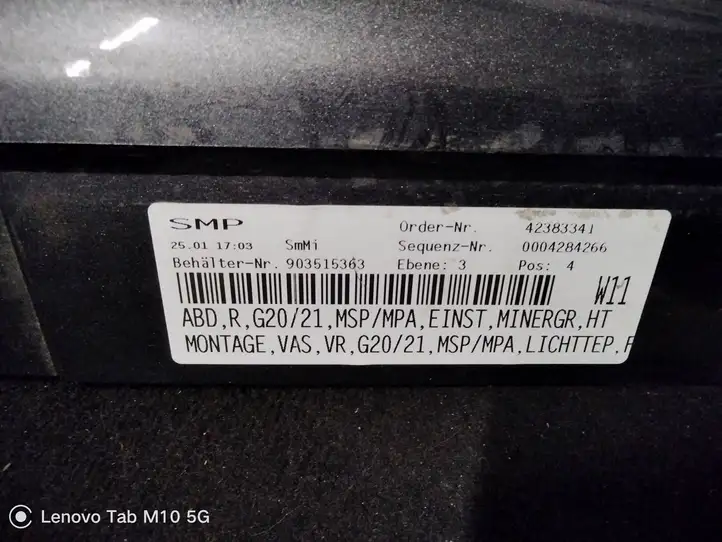 BMW 3 G20 G21 (2019 - ) 0004284266 Порог кузова — фото 5