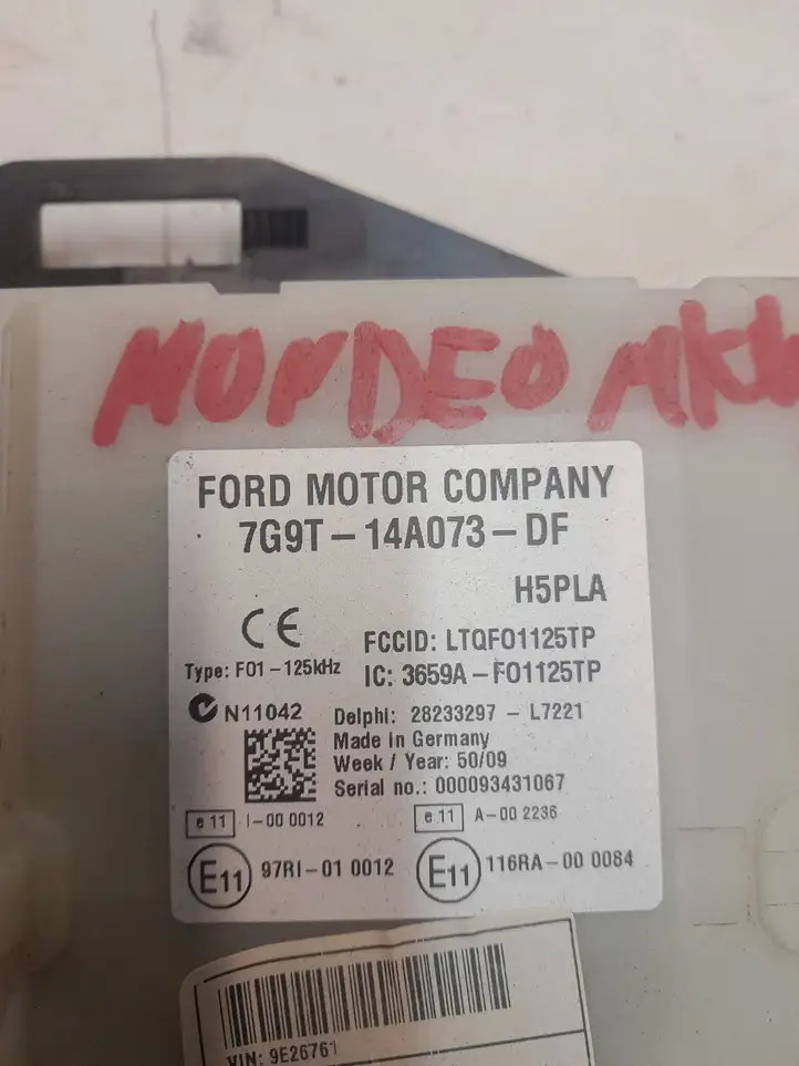 Ford Mondeo MK IV (2007 - 2014) 7G9T14A073DF Модуль комфорта — фото 4