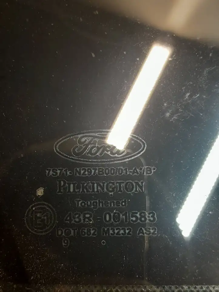 Ford Mondeo MK IV (2007 - 2014) 43R001583 Заднее боковое стекло — фото 3