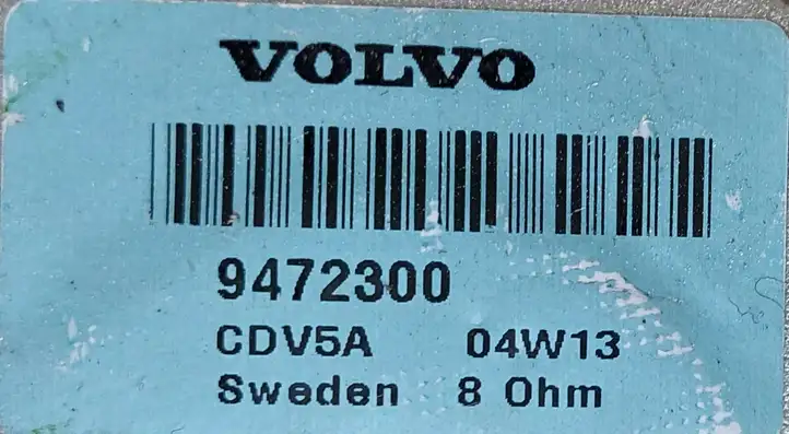 Volvo S80 (2004 - 2006) 9472300 Динамики задней полки — фото 4