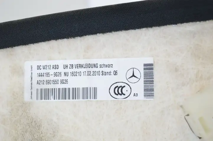 Mercedes-Benz E W212 (2009 - 2016) A2126901550 Потолочная обшивка — фото 5