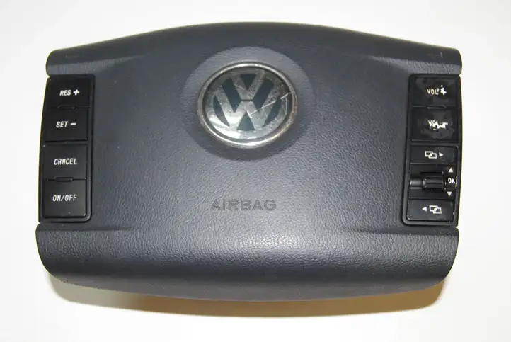 Volkswagen Touareg I (2002 - 2010) 7L6880201 Подушка безопасности руля — фото 1