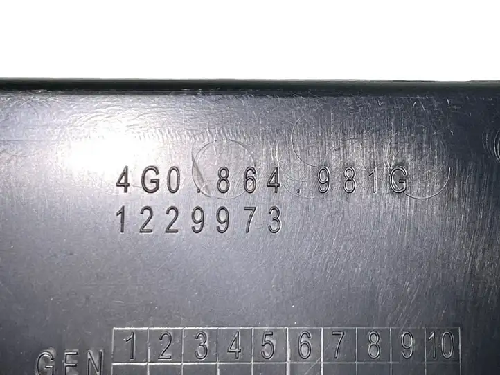 Audi A6 C7 (2011 - 2014) 4G0864981G Другая деталь консоли (туннеля) — фото 7