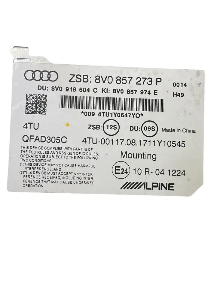 Audi A3/S3 8V (2016 - 2020) 8V0857273P Дисплей — фото 8