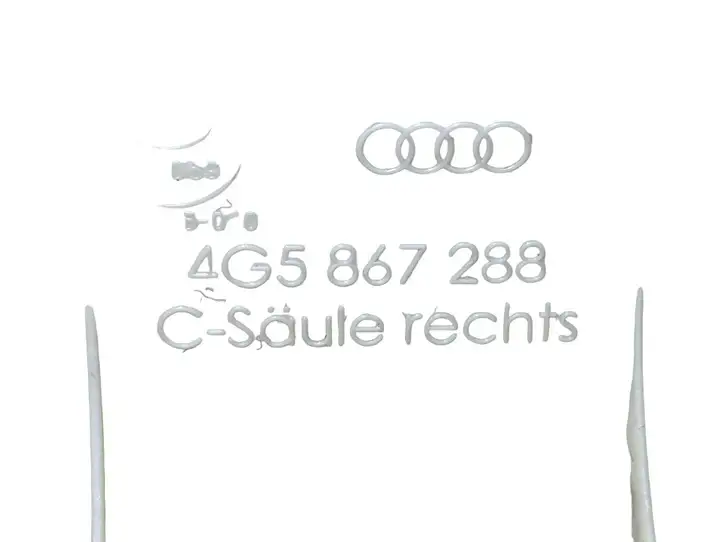 Audi A6 C7 (2011 - 2014) 4G5867288 Обшивка стойки C — фото 8