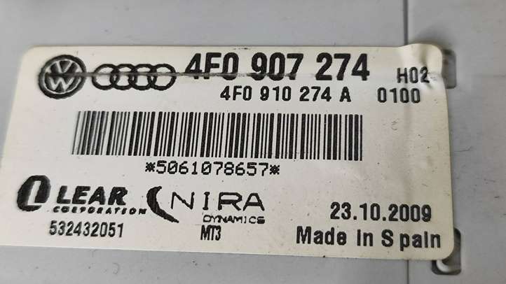 Audi A6 (2008 - 2011)  4F0907274 Блок управления давления в шинах