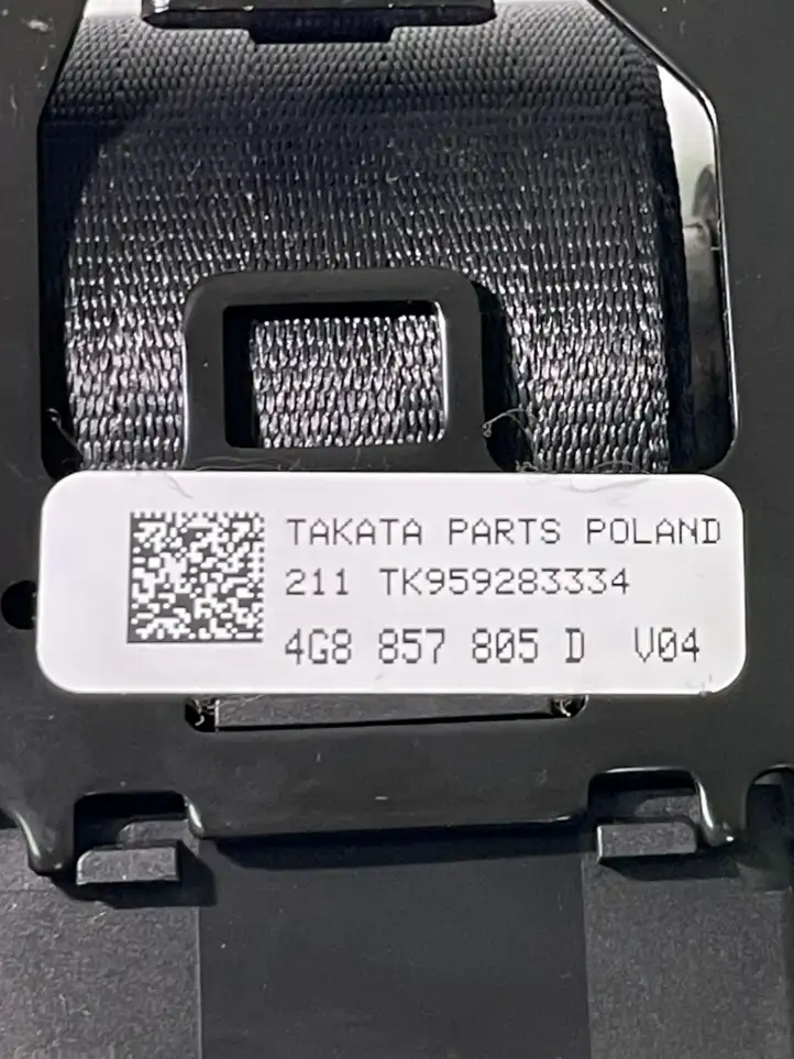 Audi A6 C7 (2011 - 2014) 4G8857805D Задний ремень безопасности — фото 9