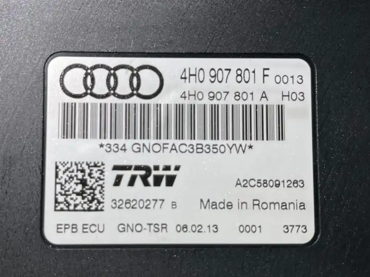 Audi A6 C7 (2011 - 2014) 4H0907801F Блок управления тормозной системой — фото 7