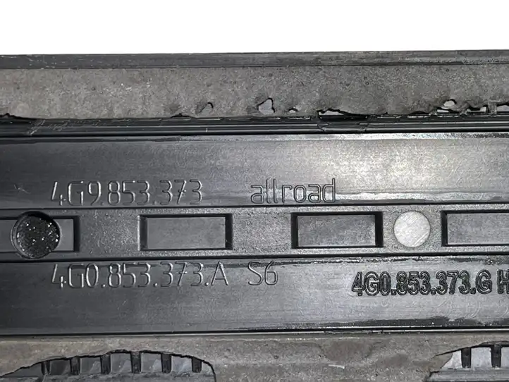 Audi A6 C7 (2011 - 2014) 4G0853373A Внутренняя отделка переднего порога — фото 3
