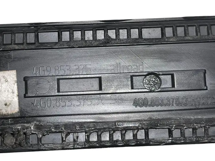 Audi A6 C7 (2011 - 2014) 4G0853375G Внутренняя отделка переднего порога — фото 3