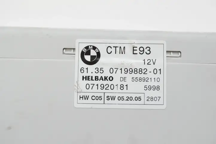 BMW 3 E92 E93 (2005 - 2014) 613507199882 Блок управления люком — фото 5