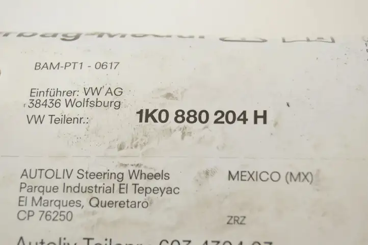 Volkswagen Jetta V (2005 - 2010) 1K0880204H Подушка безопасности пассажира — фото 4