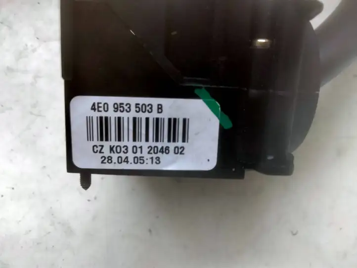 Audi A6 S6 C6 4F (2008 - 2011) 4E0953503B Переключатель стеклоочистителей — фото 3