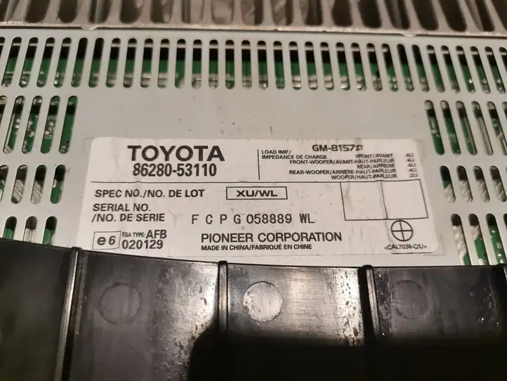 Lexus IS 220D-250-350 (2005 - 2010) 8628053110 Усилитель звука — фото 5