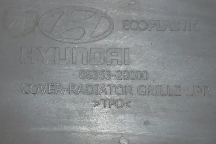 Hyundai Santa Fe (2005 - 2009) 863532B000 Облицовка радиатора — фото 7