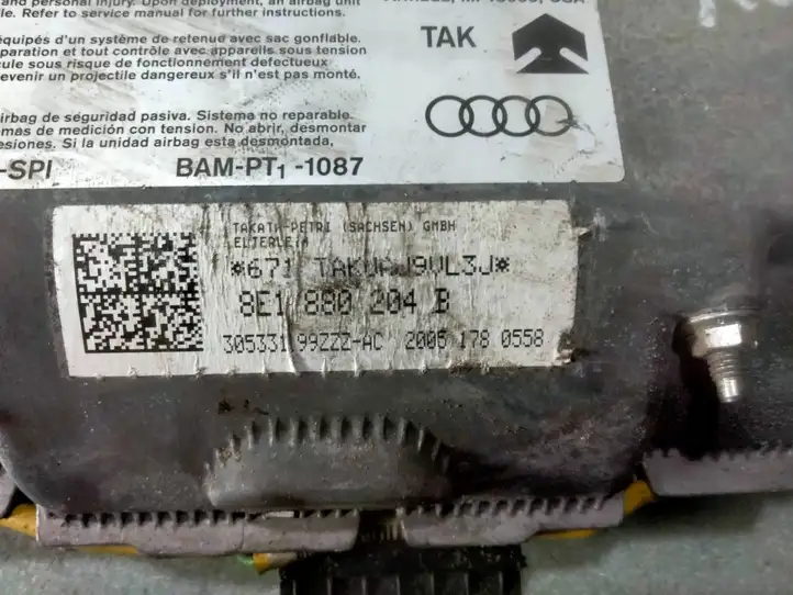 Audi A4 S4 B7 8E 8H (2004 - 2009) 8E1880204B Подушка безопасности пассажира — фото 4