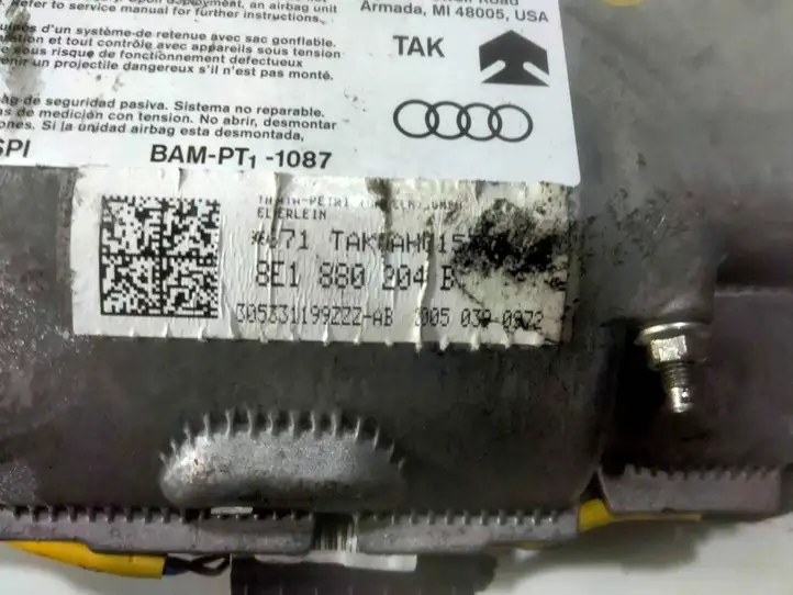 Audi A4 S4 B7 8E 8H (2004 - 2009) 8E1880204B Подушка безопасности пассажира — фото 3