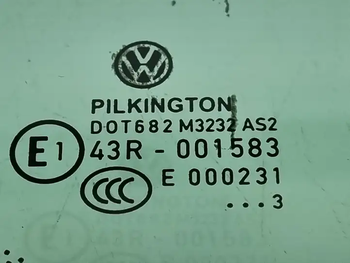 Volkswagen Caddy (2010 - 2015) 43R001583 Заднее боковое стекло — фото 3