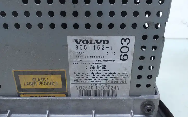 Volvo V70 (2000 - 2004) 86511521 Магнитола / мультимедийная система — фото 2