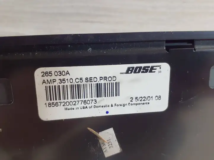 Audi A6 S6 C5 4B (1997 - 2001) AMP3510C5 Усилитель звука — фото 5