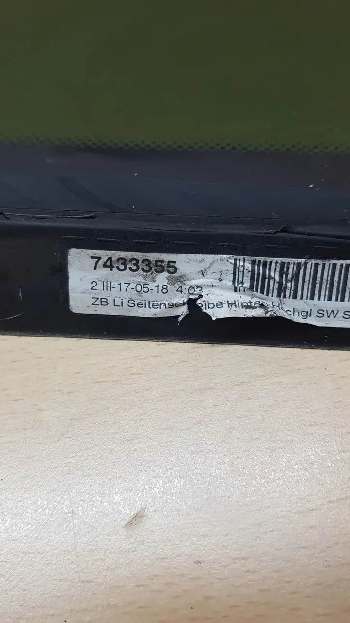 BMW 4 F32 F33 (2013 - 2017) 7433355 Заднее боковое стекло — фото 2