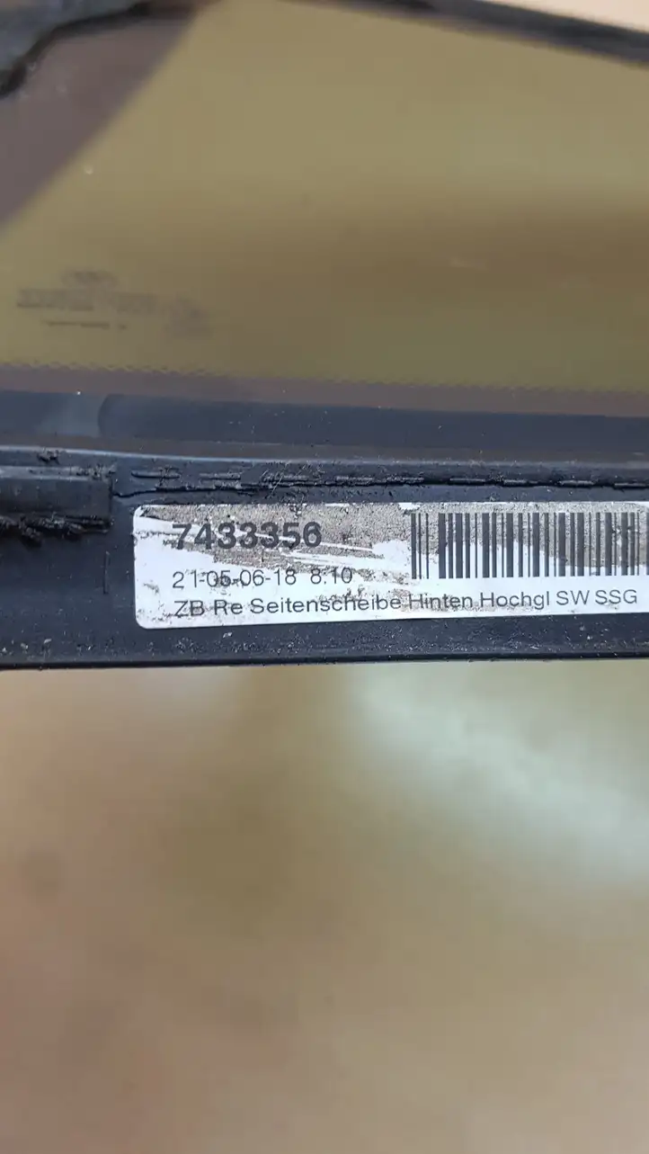 BMW 4 F32 F33 (2013 - 2017) 7433356 Заднее боковое стекло — фото 3
