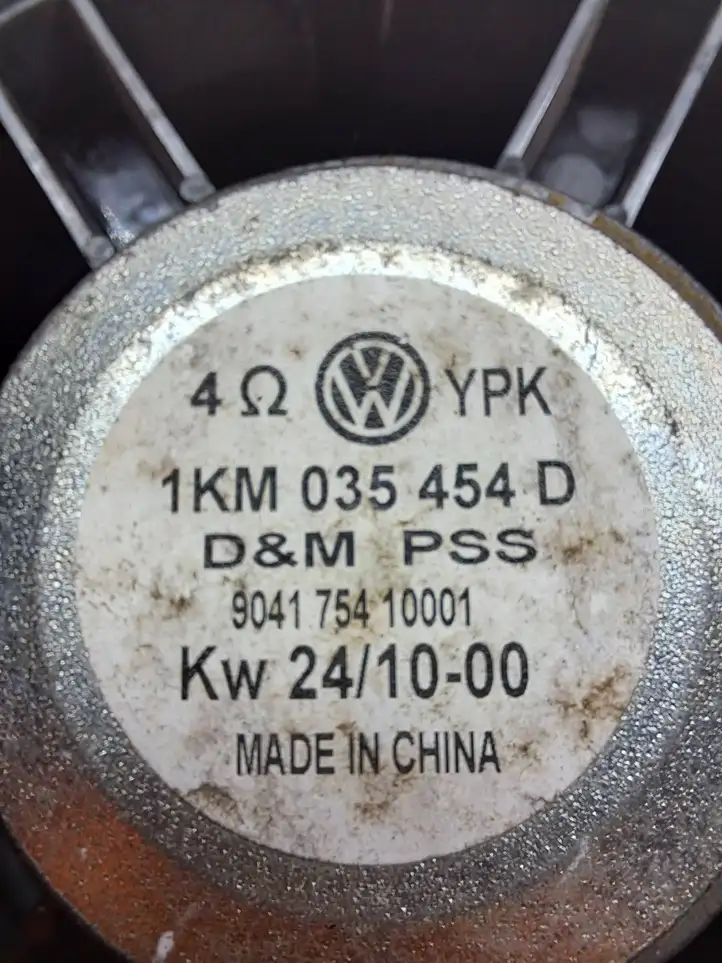 Volkswagen Golf VI (2009 - 2013) 1KM035454D Динамики передних дверей — фото 3