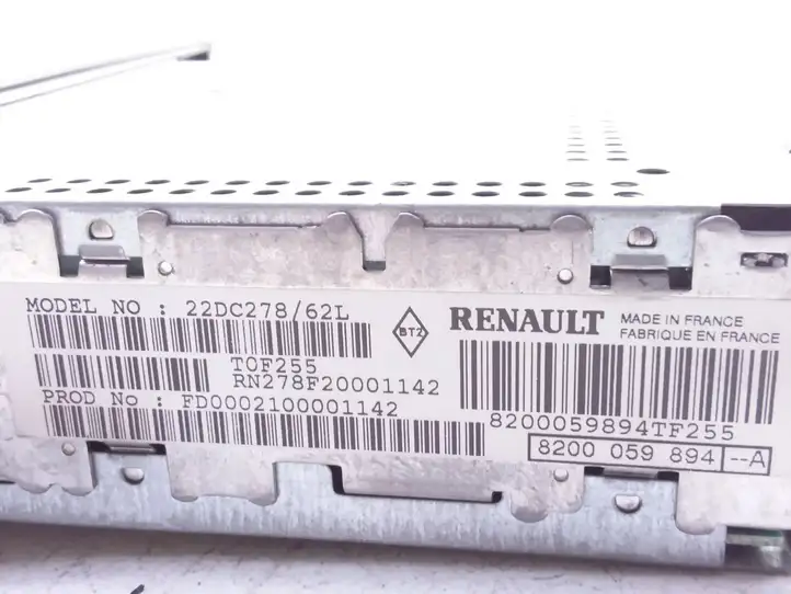 Renault Vel Satis (2002 - 2005)  8200059894TF255 Радио/ проигрыватель CD/DVD / навигация