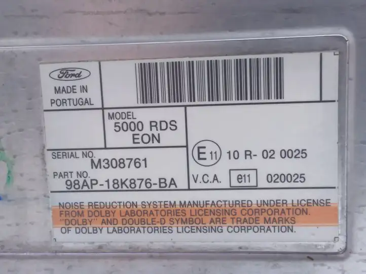 Ford Mondeo MK II (1996 - 2000) 98AP18K876BA Магнитола / мультимедийная система — фото 3