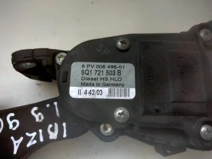 Seat Ibiza II (6k) (1999 - 2002) 6Q1721503B Педаль акселератора — фото 3