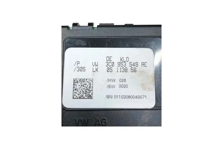 Volkswagen PASSAT B6 (2005 - 2010) 3C0953549AE Датчик угла поворота руля — фото 5
