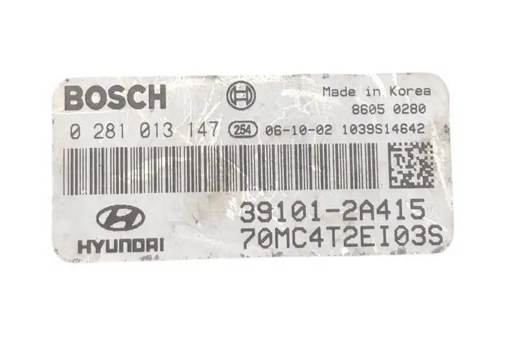 Hyundai Accent (2006 - 2010) 391012A415 Блок управления двигателем (ECU) — фото 5