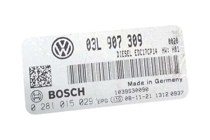 Volkswagen PASSAT B6 (2005 - 2010) 03L907309 Блок управления двигателем (ЭБУ) — фото 5
