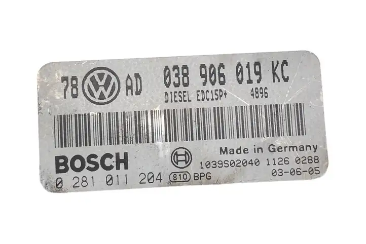Volkswagen PASSAT B5.5 (2001 - 2005) 038906019KC Блок управления двигателем (ЭБУ) — фото 5