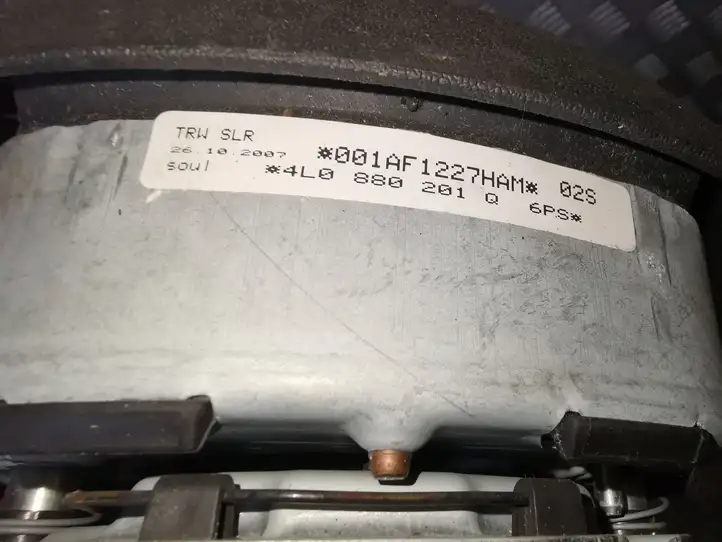 Audi Q7 4L (2005 - 2009) 4L0880201Q Подушка безопасности руля — фото 5