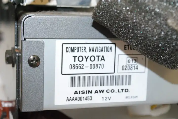 Toyota Avensis T250 (2003 - 2006) 0866200870 Блок навигации GPS — фото 4