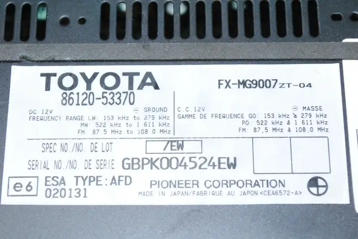 Lexus IS 220D-250-350 (2005 - 2010) 8612053370 Магнитола / мультимедийная система — фото 5