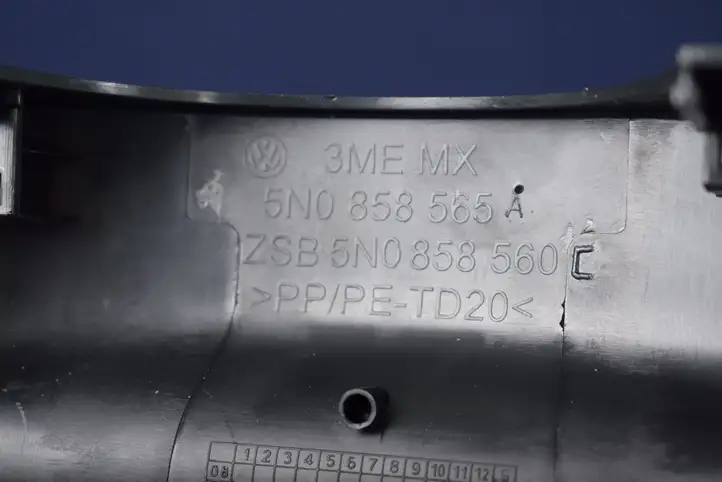 Volkswagen Beetle A5 (2011 - 2018) 5N0858565A Обшивка рулевой колонки — фото 5