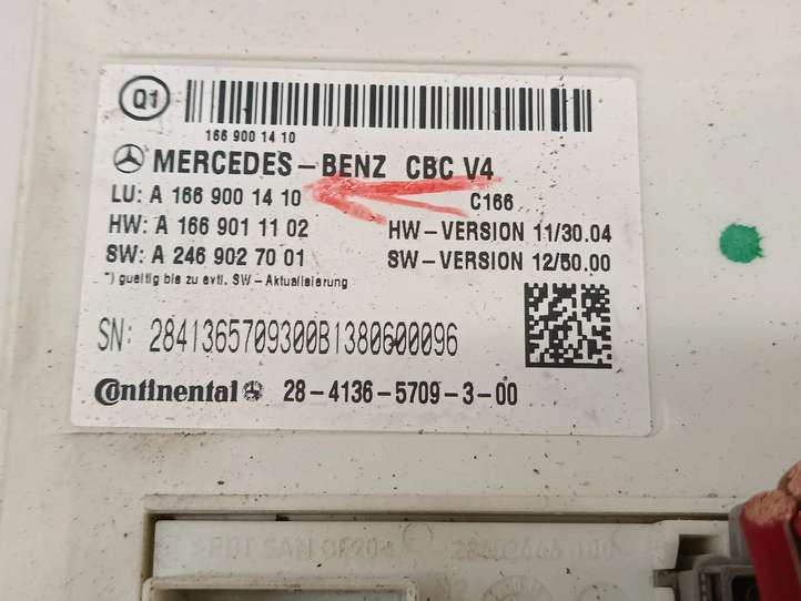 Mercedes-Benz ML W166 (2012 - 2017)  A1669001410 Mодуль kомфортa